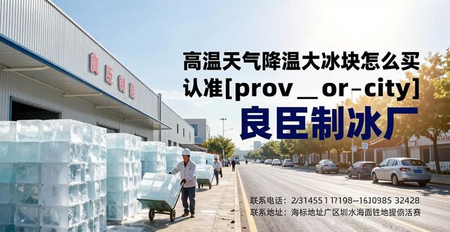 高温天气降温大冰块怎么买 认准郑州良臣制冰厂