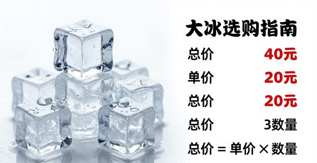 大冰块价格到底怎么算？郑州冰块选购指南