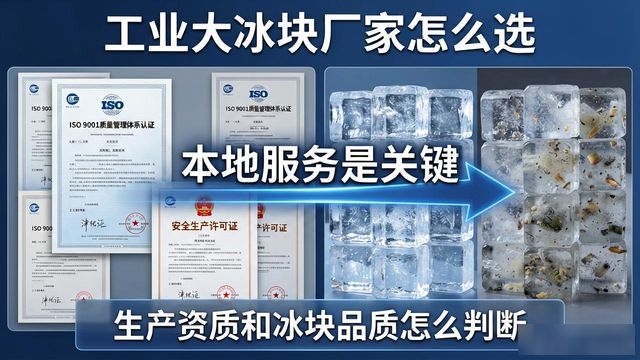 工业大冰块厂家怎么选？郑州本地服务是关键