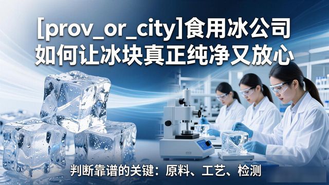 郑州食用冰公司如何让冰块真正纯净又放心