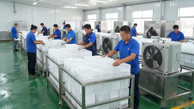 郑州夏季车间降温冰块_车间冰块降温方法_夏季车间降温冰块